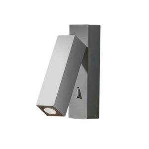 05-1940-81-81 – LUMIÈRE DE LECTURE HALL SURFACE LED 5W BLANC CHAUD – 3000K0K ON-OFF NICKEL SATI