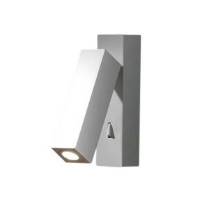 05-1940-BW-BW – LUMIÈRE DE LECTURE HALL SURFACE LED 5W BLANC CHAUD – 3000K0K ON-OFF BLANC 108LM