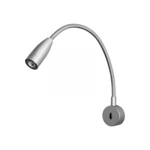 05-2830-81-81 – LUMIÈRE DE LECTURE BED ROUND LED 3.5W BLANC CHAUD – 3000K0K ON-OFF NICKEL SATIN