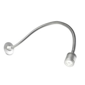 05-2835-54-54 – LUMIÈRE DE LECTURE WALL LED 2.5W BLANC CHAUD – 3000K0K ALUMINIUM ANODISÉ 39LM