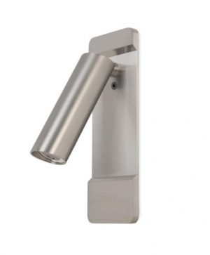 05-6068-81-81 – LUMIÈRE DE LECTURE LIRE LED 3.5W BLANC CHAUD – 2 700 K ON-OFF NICKEL SATINÉ 12