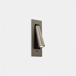 05-8507-81-81 – LUMIÈRE DE LECTURE GAMMA SR USB LED 3.2W BLANC CHAUD – 2 700 K ON-OFF NICKEL SA