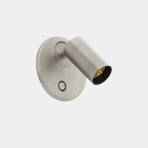 05-8509-81-81 – LUMIÈRE DE LECTURE CHIC LED 3.9W BLANC CHAUD – 2 700 K TOUCH DIMMING NICKEL SAT