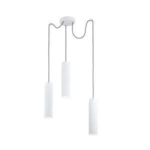 00-5278-BW-BW – SUSPENSION LED RIGATTO TRIPLEX 26,9 W BLANC CHAUD – BLANC À COUPURE DE PHASE 2700 K