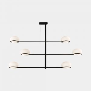 00-7986-05-M1 – COLGANTE COCO CHANDELIER E14 54W NEGRO 3550LM
