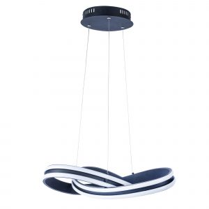 DE-0061-NEG – SUSPENSION WIND LED 33.7W BLANC NEUTRE – 4000K ON-OFF NOIR