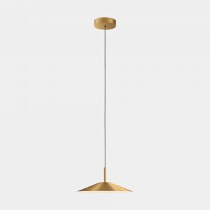 00-7742-DN-DN – COLGANTE H SURFACE LED 27.7W BLANCO CÁLIDO – 2700K ON-OFF ORO MATE 1328LM