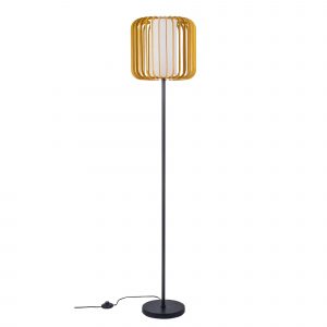DE-0201-NAT – LAMPADAIRE VIVA E27 15W NOIR BOIS BLOND