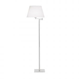 DE-0005-SAT – LAMPADAIRE DOVER E27 15W NICKEL SATINÉ