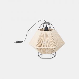 10-5930-05-34 – LAMPE DE TABLE LEGATO E27 15W NOIR