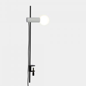 10-8519-05-EM – LAMPE DE TABLE NUDE CLIP E27 15W GRIS PIERRE 1520LM