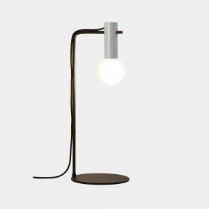 10-8518-05-EM – LAMPE DE TABLE NUDE CURVED E27 15W GRIS PIERRE 1520LM