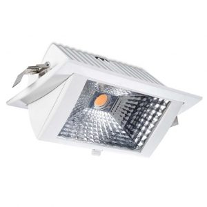 90-5144-14-37 – DOWNLIGHT OUT SQUARE LED BLANCO CÁLIDO – 3000K00K CRI 80 93.1º BLANCO IP20 4213L