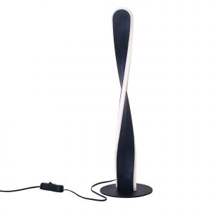 DE-0044-NEG – LAMPE DE TABLE MERME LED 12W BLANC NEUTRE – 4000K ON-OFF NOIR