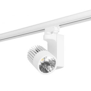 TC-0358-BLA – PROYECTOR ONYX Ø100MM LED 38.5W BLANCO CÁLIDO – 3000K00K ON-OFF BLANCO IP20 4000.