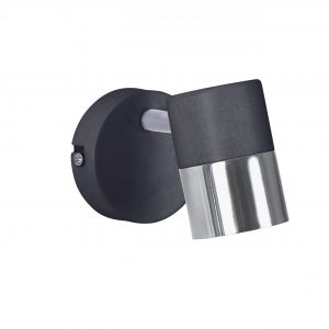 DE-0158-NEG – SÉRIE DE PROJECTEURS CLOC SIMPLES GU10 8 W NOIRS