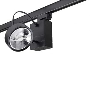 TC-0484-NEG – PROYECTOR KEY ROUND GU10 8W NEGRO IP20
