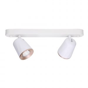 DE-0437-BLA – SÉRIE DE PROJECTEURS DOUBLE LED ADRI 10,2 W BLANC CHAUD – 3000K0 K BLANC ALLUMÉ-ÉTEINT 546 lm