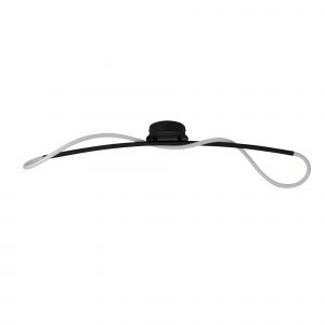 DE-0057-NEG – PLAFONNIER LED TRESS IP20 20,3 W BLANC NEUTRE – 4000K ON-OFF NOIR