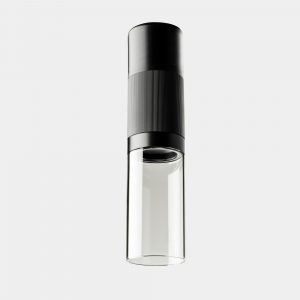 AV17-12W9Z2OS60 – PLAFÓN IRIS SURFACE PIPE 35º 14W BLANCO CÁLIDO – 3000K00K CRI 92 ON-OFF NEGRO IP