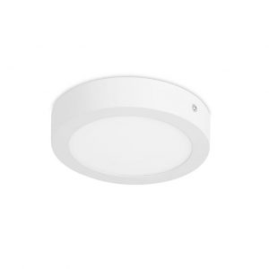 TC-0162-BLA – PLAFONNIER EASY ROUND Ø225MM IP23 LED 15,5W BLANC CHAUD – 3000K0K ON-OFF