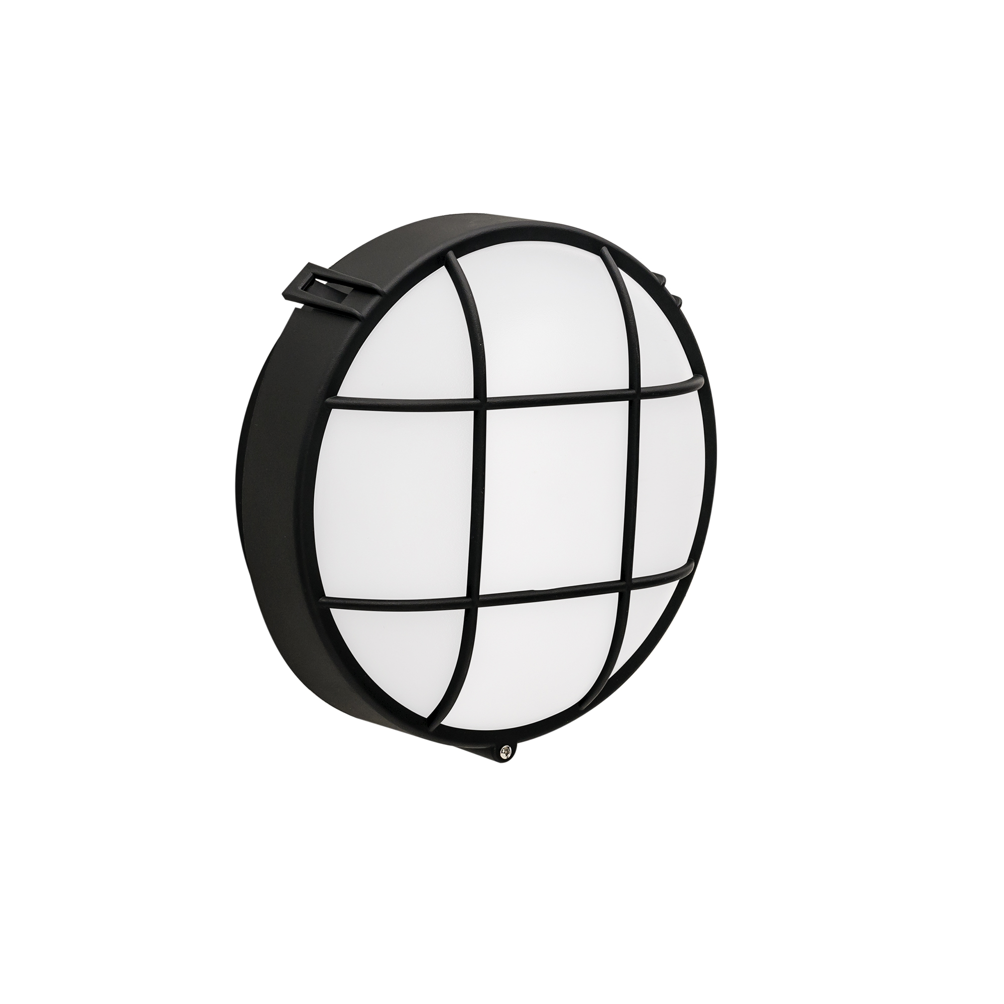 PX-0345-NEG – PLAFONNIER IP44 ROND FOUND E27 15W NOIR