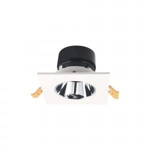 TC-0125-CRO – ESTRUCTURA LEGGO SQUARE ADJUSTABLE POLICARBONATO BLANCO CROMO IN IP20 / OUT IP54 Módulo LED no incluido.