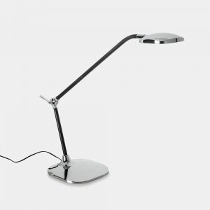 10-3273-21-05 – LAMPE DE TABLE QUEEN LED 8.3W BLANC CHAUD – 3000K0K ON-OFF CHROME 284LM