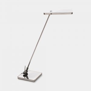 10-1523-21-21 – LAMPE DE TABLE ELVA LED 8W BLANC CHAUD – 3000K0K CHROME 301LM