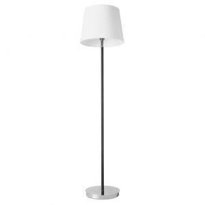 25-4919-21-82 – LAMPADAIRE DELUXE E27 100 CHROME NOIR. ABAT-JOUR NON FOURNI.