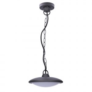 PX-0105-ANT – SUSPENSION IP44 PERGOLA LED 7.5W BLANC CHAUD – 3000K0K ON-OFF GRIS URBAIN 533LM