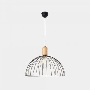 00-6414-93-05 – SUSPENSION CONTRAST Ø487MM E27 15W BOIS CLAIR 475LM