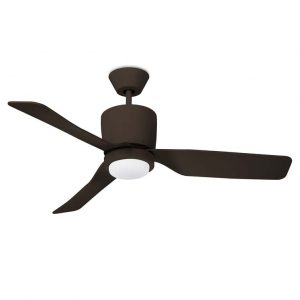 30-5681-J7-F9 – VENTILATEUR VERA Ø1110MM IP20 BLANC CHAUD LED – 3000K CUIVRE MARRON MARRON