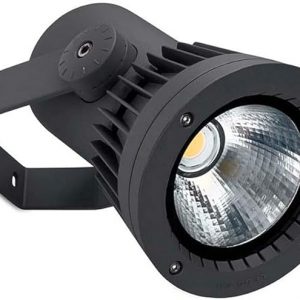 05-9989-Z5-CK – PROYECTOR IP65 HUBBLE COB LED Ã˜126MM LED 13 BLANCO CHAUD – 2700K ON-OFF GRIS