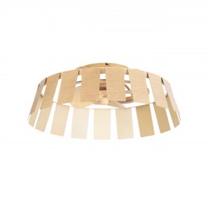 VE-0029-MAD – Ventilateur à bascule IP44 Ø575 mm LED TW 2700-6000 K Noir Imitation bois 4370