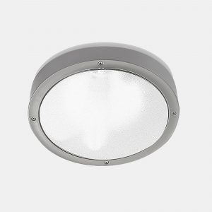 15-E123-14-CM – PLAFONNIER BASIC ROND IP66 Ø360MM CAPTEUR LED 27W BLANC NEUTRE – 4000K BLANC ON-OFF