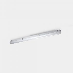 15-9900-34-CM – IP65 SOLIDE 1260MM LED 21,2W BLANC NEUTRE – 4000K ON-OFF GRIS 1835LM
