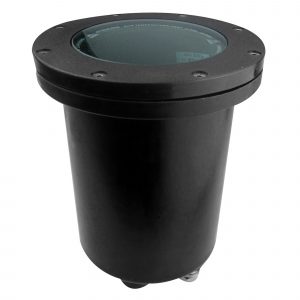 PX-0386-NEG ​​– Spot de sol noir IP65-IP67 TIDIAN E27 60 W