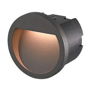 PX-0340-ANT – EMPOTRABLE DE PARED IP65 MEDI LED 2.6W BLANCO CÁLIDO – 3000K00K ON-OFF GRIS URBANO