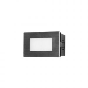 PX-0549-ALU – APLIQUE IP65 RECT LED 2.3W SW 3000-4000-6500K ON-OFF ACERO INOXIDABLE 323
