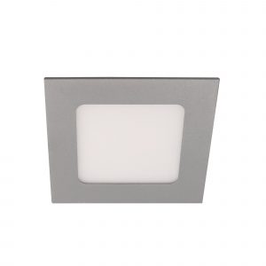 TC-0152-GRI – DOWNLIGHT EASY SQUARE 120MM LED 5.6W BLANCO CÁLIDO – 3000K00K ON-OFF GRIS IN IP20