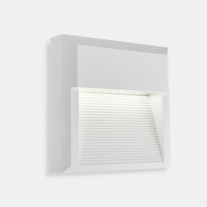 05-E069-14-CM – APLIQUE IP66 KOSSEL INDIRECT SQUARE 200MM LED 7W BLANC NEUTRE – 4000K ON-OFF BL