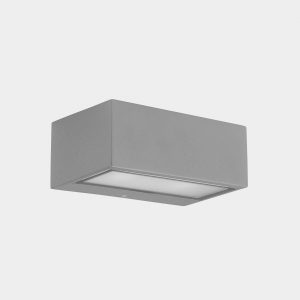 05-E027-34-EH – APLIQUE IP65 NEMESIS LED 90*220MM LED 19.2W SW 2700-3200-4000K ON-OFF GRIS 1816L