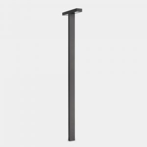55-E106-Z5-CK – LAMPADAIRE IP66 ELE 2 TÊTES LED 49W 2700K DALI-2 GRIS URBAIN 5458LM