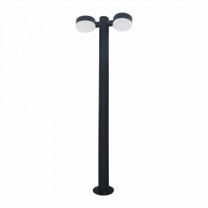 PX-0555-ANT – LAMPADAIRE LED PALE IP54 21W BLANC NEUTRE – 4000K ON-OFF GRIS URBAIN 2400